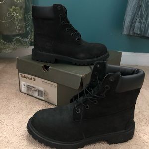 Black Junior Timberland 6” Boots
